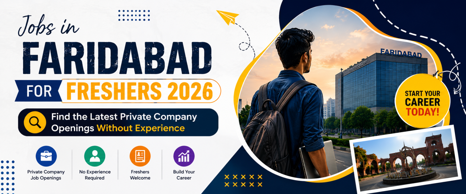 Jobs in Faridabad for Freshers 2026 – Find the Latest Private Company Openings Without Experience